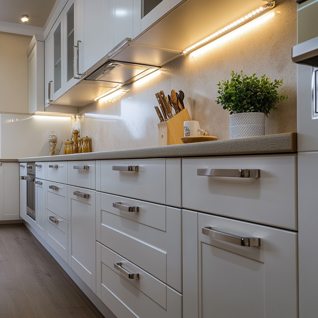 Kitchen Cabinet Color Transformation - Professional Painting Services in North Dallas